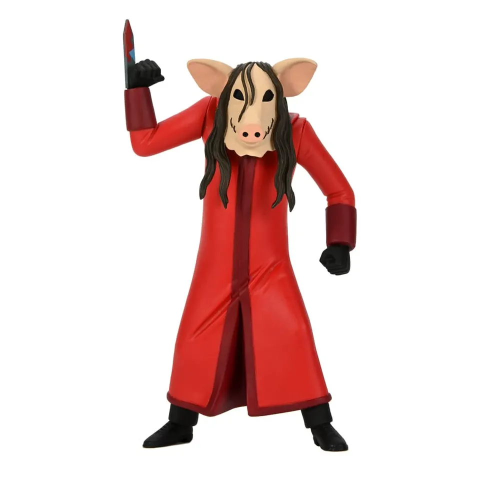 NECA Saw Toony Terrors Jigsaw (Red Cloak) 6" figurine articulée - Image 1