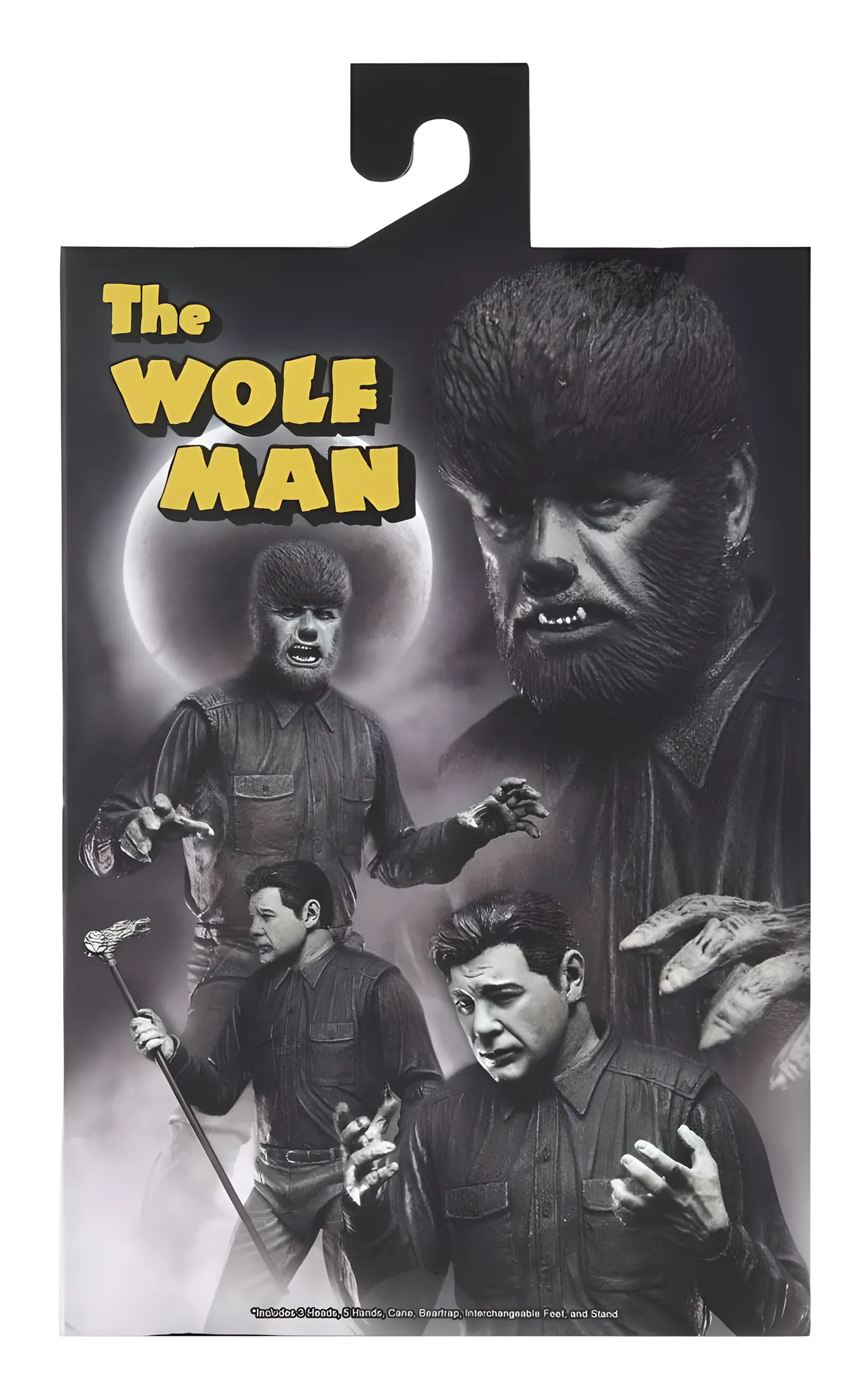 NECA Monstres Universels Ultimate Black & White Wolfman 7" Figurine - Image 8