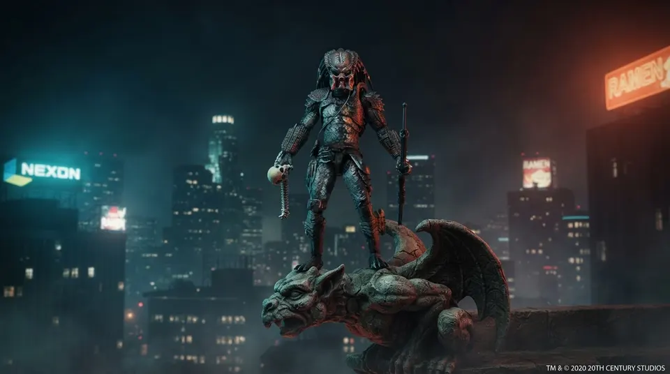 NECA Predator 2 Poster Series City Hunter Action Figure