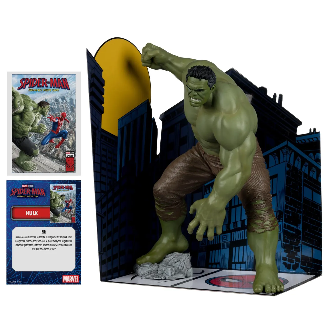 McFarlane Toys Marvel Spider-Man Brand Day Hulk 1:6 Scale Figure - Image 6