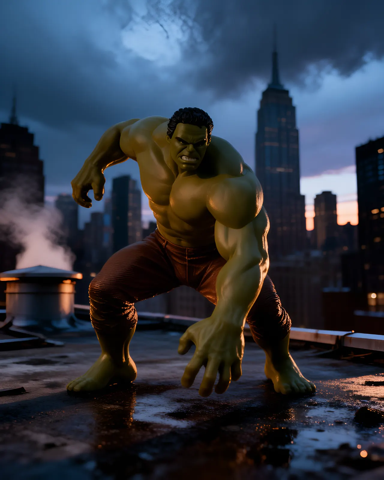 McFarlane Toys Marvel Spider-Man Brand Day Hulk 1:6 Scale Figure - Image 11