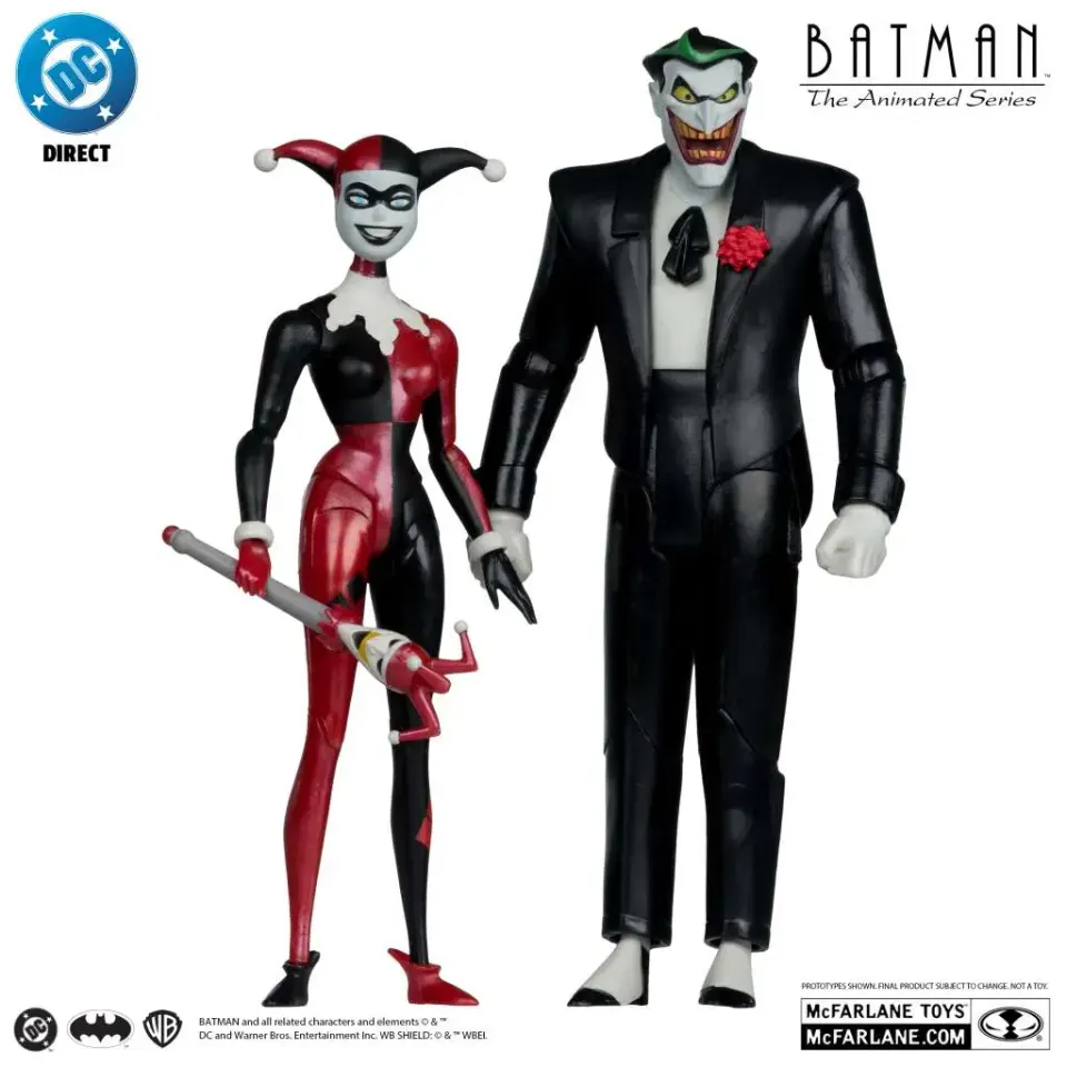 McFarlane Toys DC Multiverse Harley Quinn & Joker Mad Love 6" 2‑Pack - Image 1