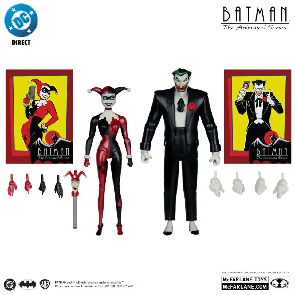McFarlane Toys DC Multiverse Harley Quinn & Joker Mad Love 6" 2‑Pack - Image 2