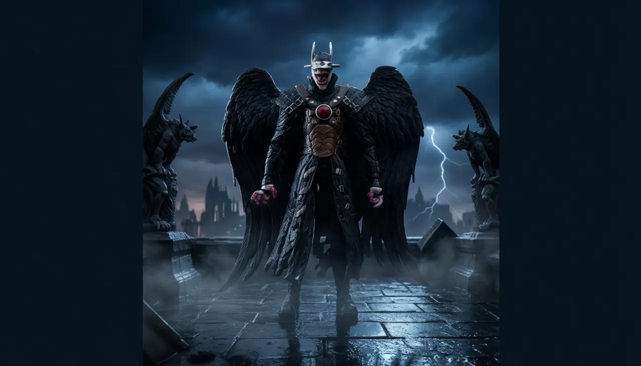 DC Page Punchers Batman Who Laughs 7" Figure + Hawkman #18 Comic - Image 8