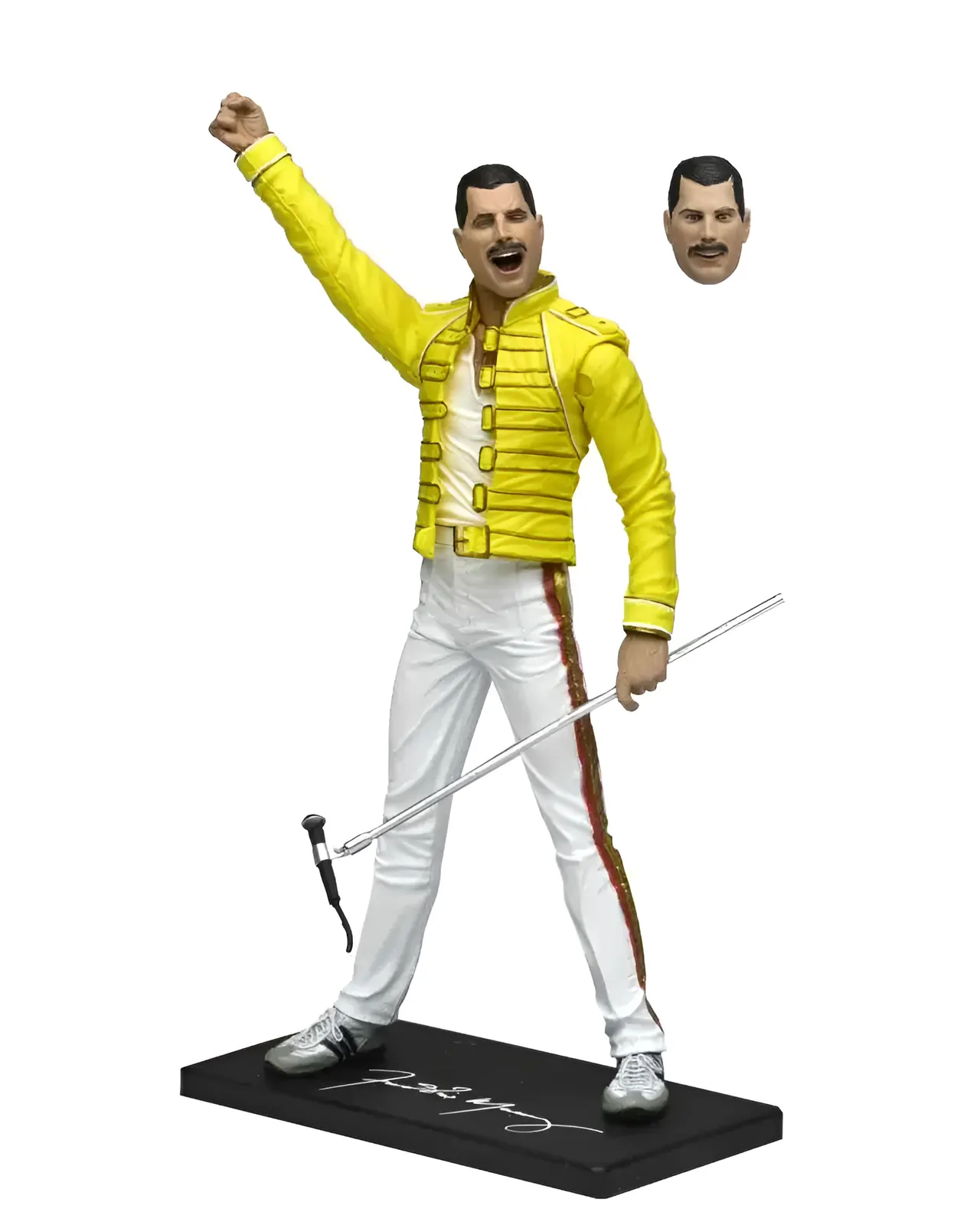 NECA Freddie Mercury Live Aid Yellow Jacket 18 cm Action Figure - Image 1