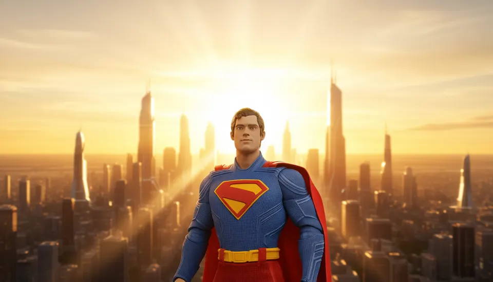 NECA Superman & Krypto Deluxe Theatrical Edition Action Figure