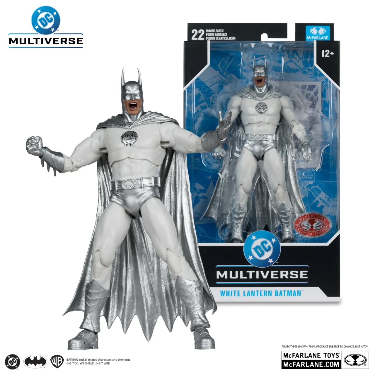 McFarlane Toys DC Multiverse White Lantern Batman 7-Inch Figura de Acción - Image 4