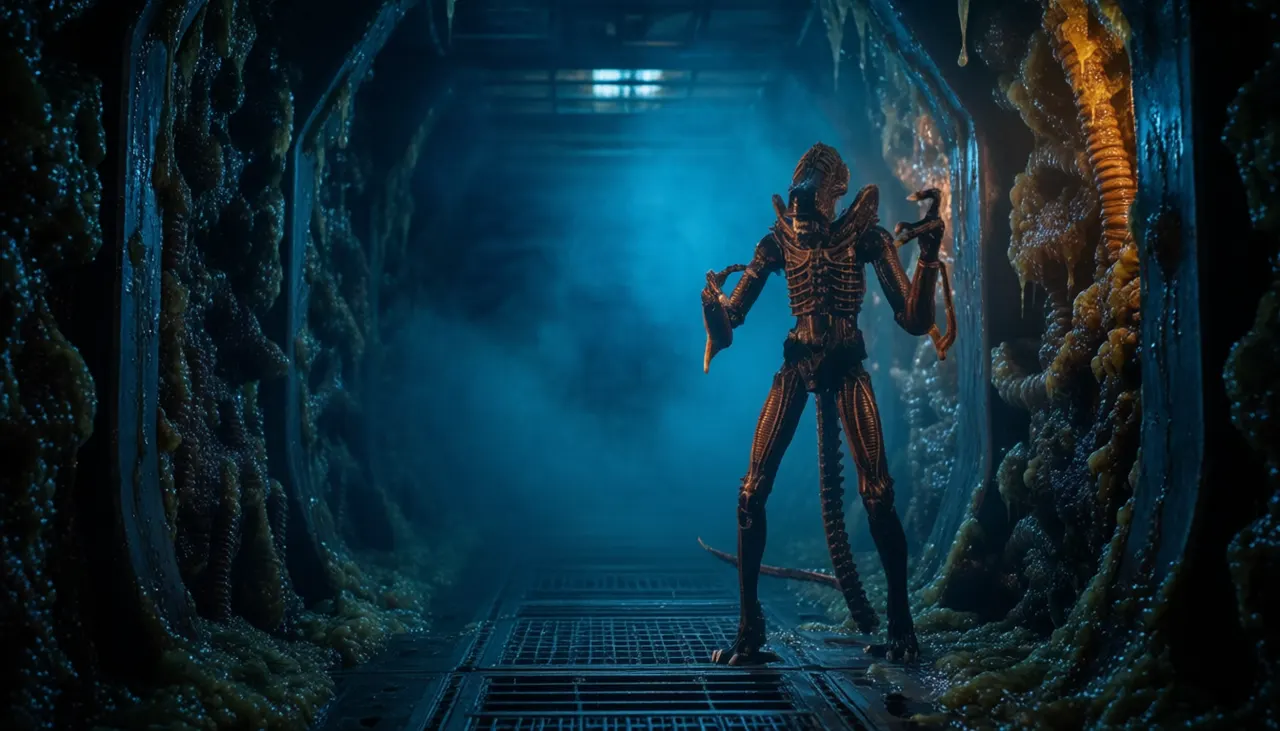 NECA Alien Xenomorph Warrior Ultimate Figure – 7" Scale Brown - Image 9