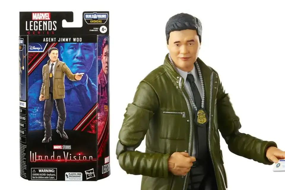 Hasbro Marvel Legends 6" Agent Jimmy Woo Figure – Disney+ WandaVision - Image 3