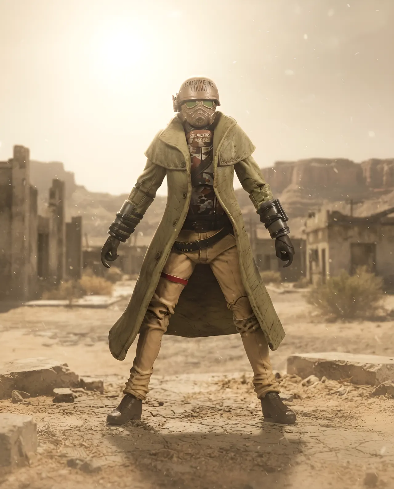 McFarlane Toys Fallout NCR Veteran Ranger Platinum Chase Figure - Image 7