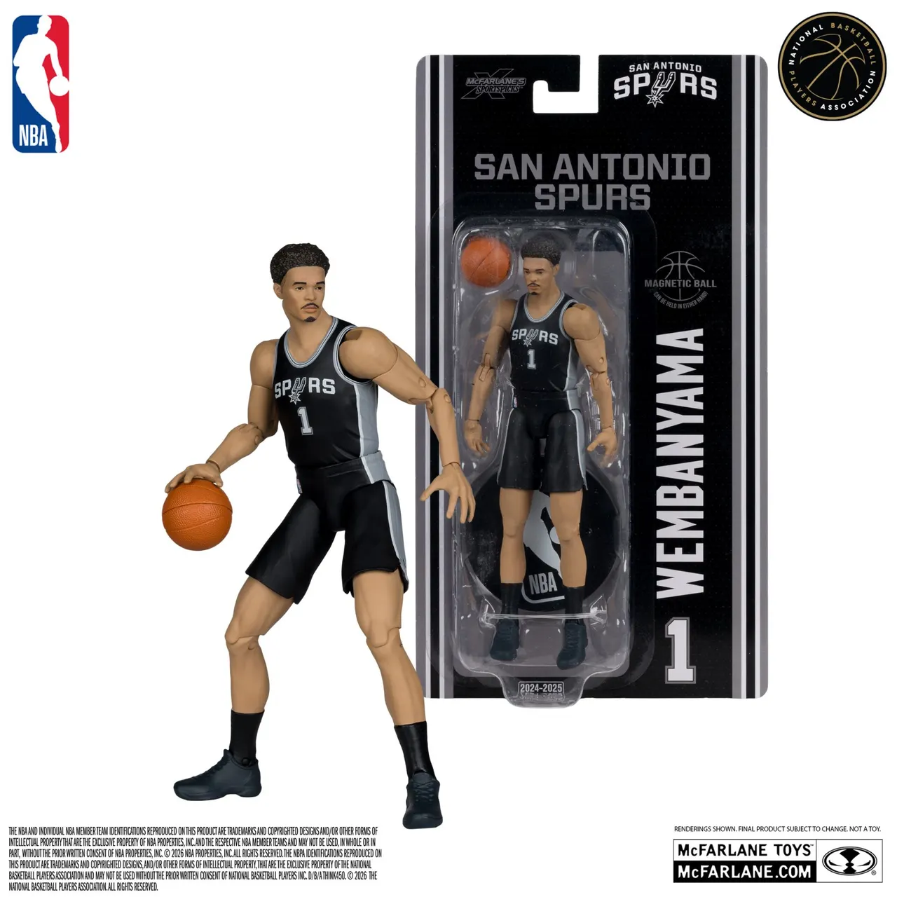 McFarlane Toys Victor Wembanyama NBA SportsPicks 7" figurine articulée - Image 1