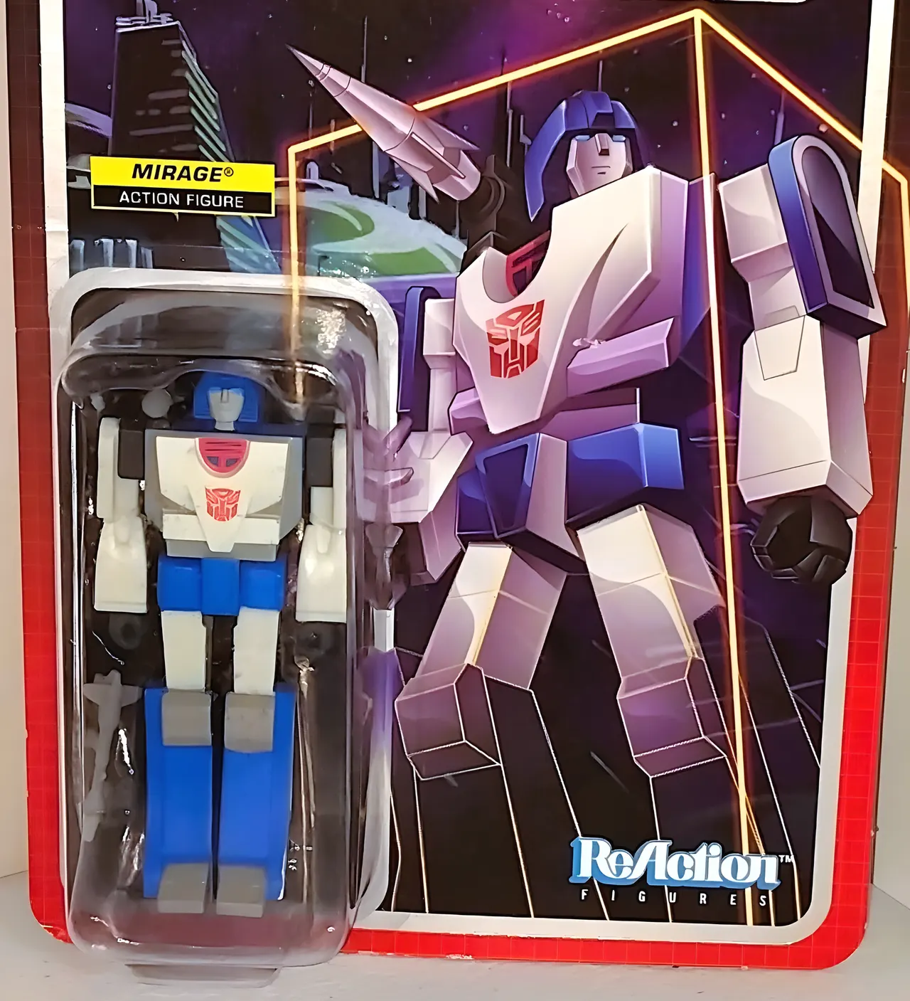 Super7 Transformers Mirage ReAction 3.75" Figure – Sealed - Image 4