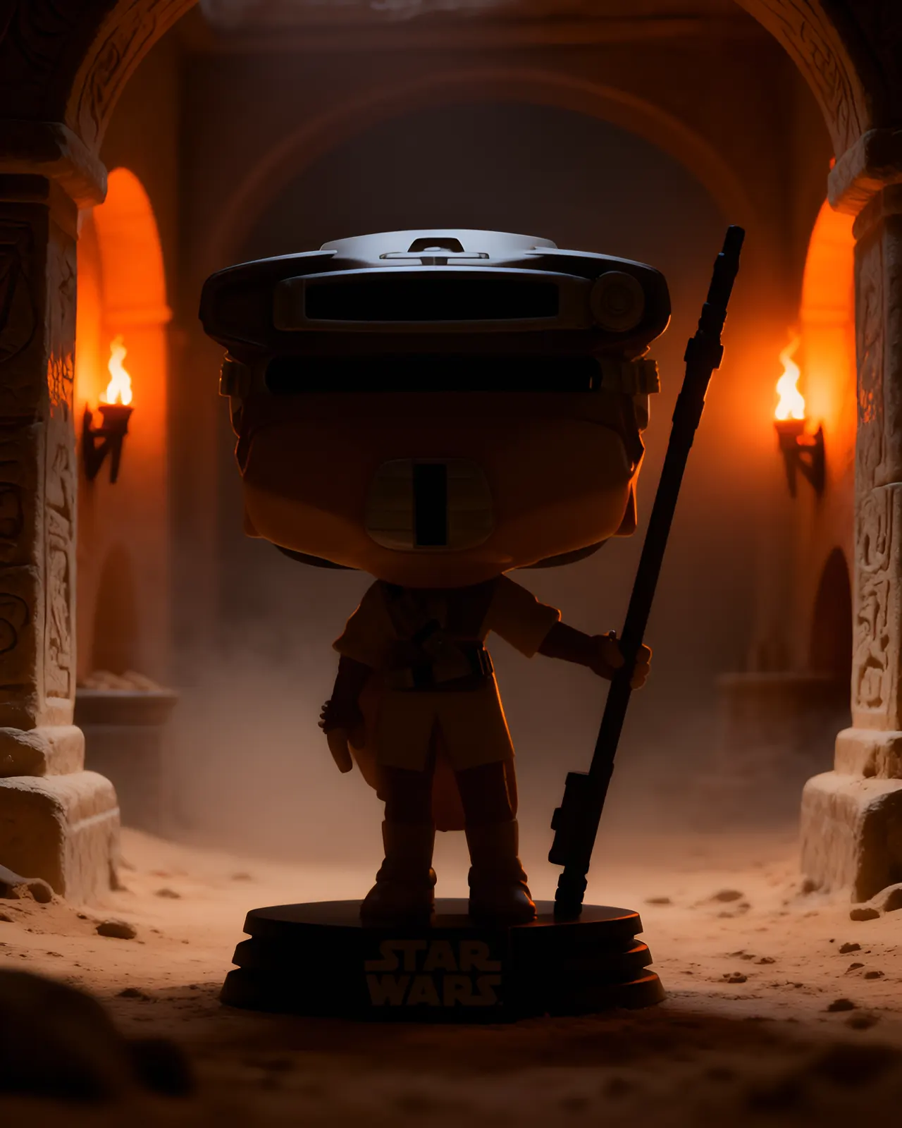 Funko Pop! Star Wars 40th Anniv Princess Leia Boushh Bobblehead #70748 - Image 4