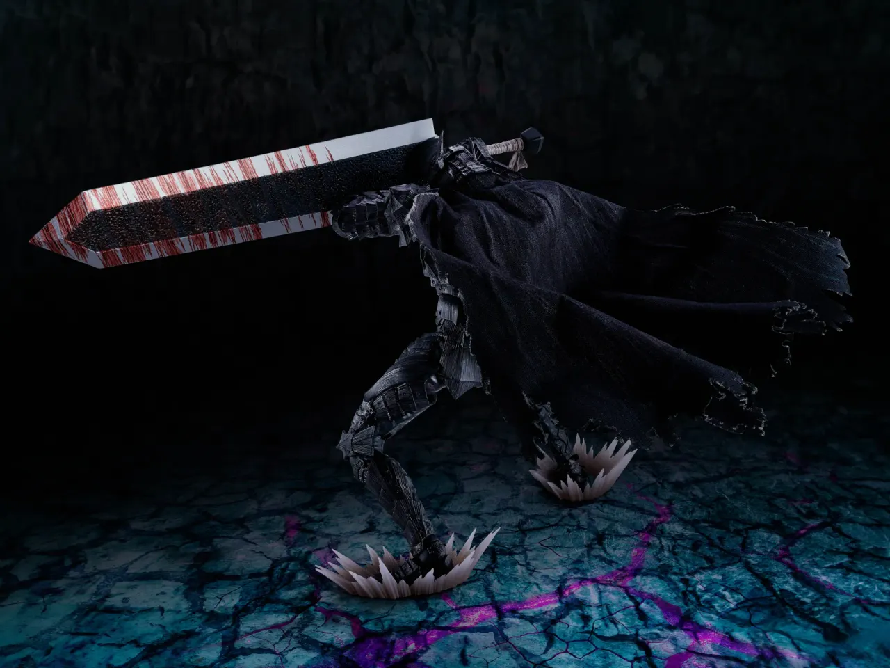Bandai Spirits S.H.Figuarts Guts Armure Berserker Heat of Passion 16cm - Image 2
