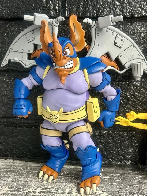 NECA TMNT 7-Inch Cartoon Series 2-Pack – Wingnut & Screwloose