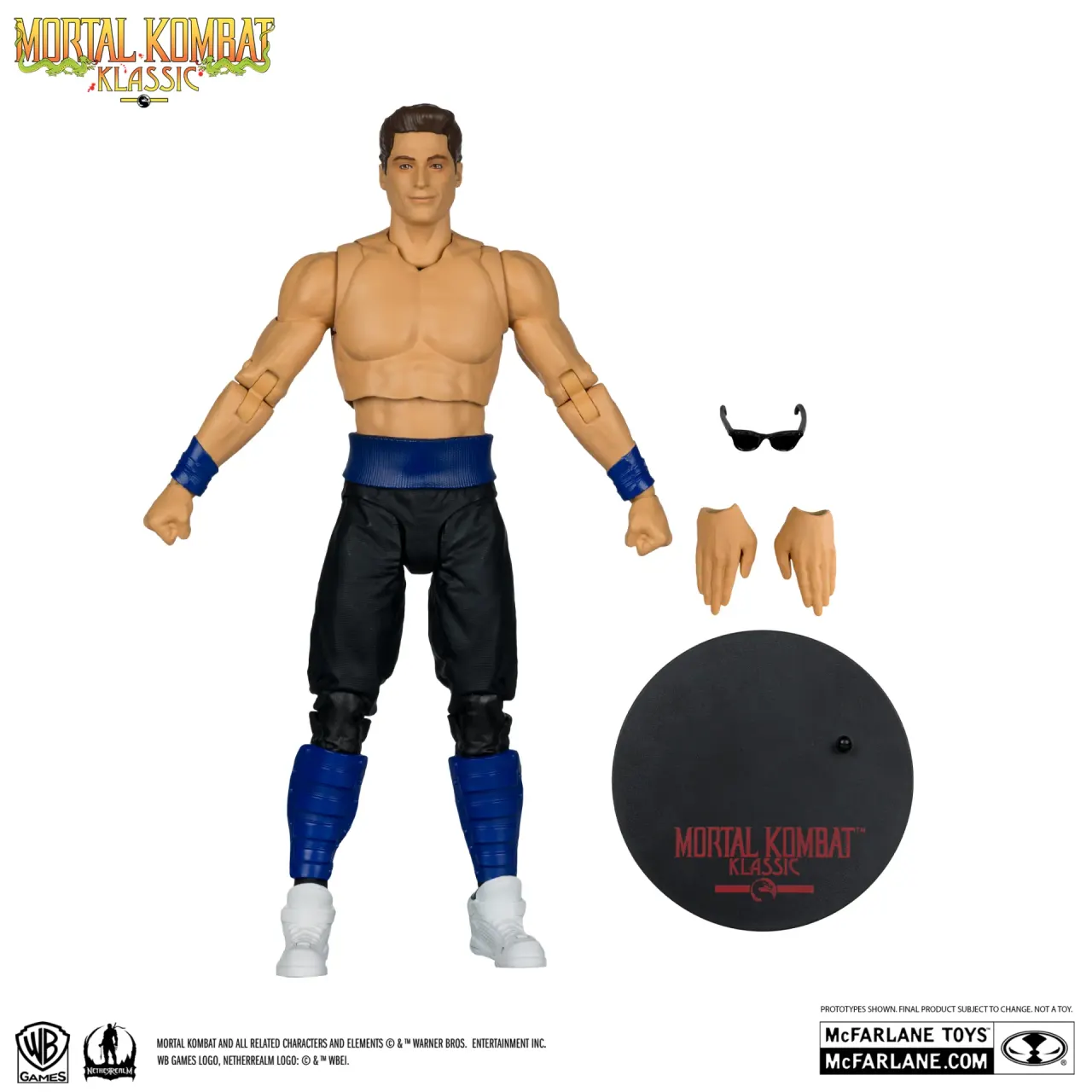 McFarlane Toys Johnny Cage (Mortal Kombat Klassic) 7" Figurine articulée - Image 2
