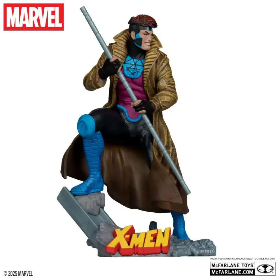 McFarlane Toys Gambit 1:10 Scale Collectible - Marvel X-Men #1 Scene - Image 1