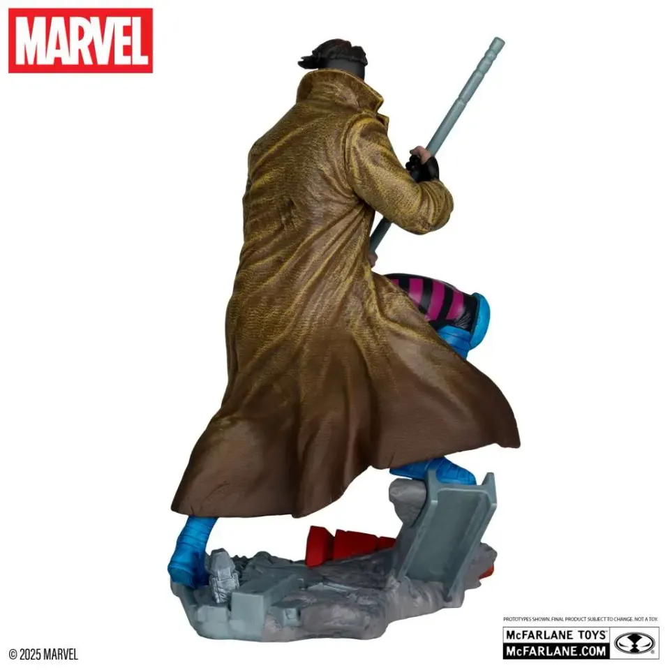 McFarlane Toys Gambit 1:10 Scale Collectible - Marvel X-Men #1 Scene - Image 2
