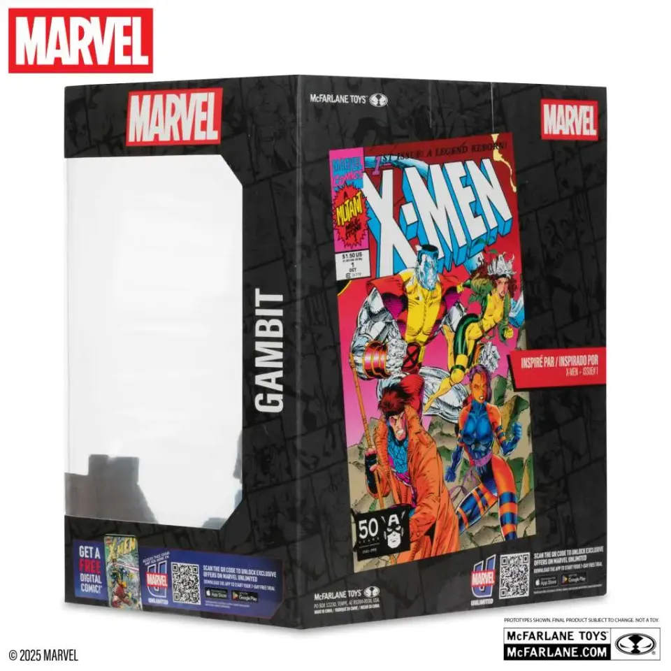 McFarlane Toys Gambit 1:10 Scale Collectible - Marvel X-Men #1 Scene - Image 6