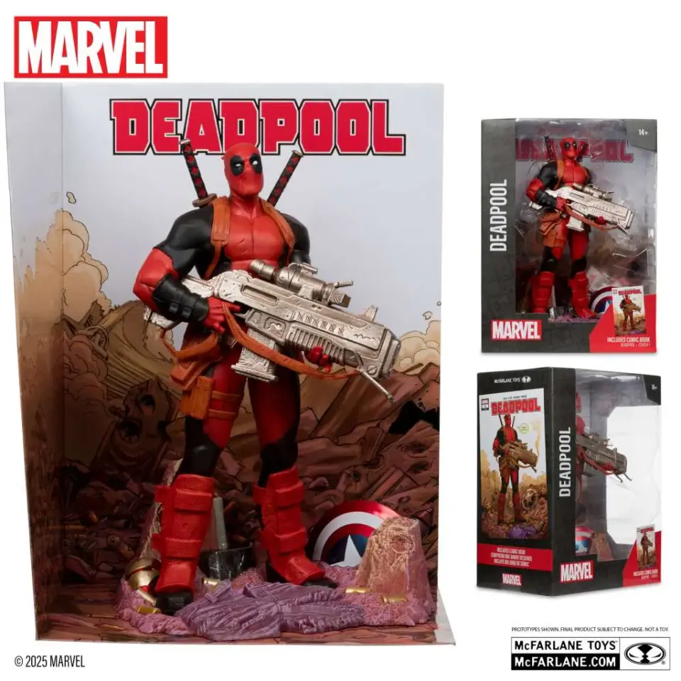 McFarlane Toys Marvel Legends Armorized Deadpool 1/6 Scale Figure - Image 3