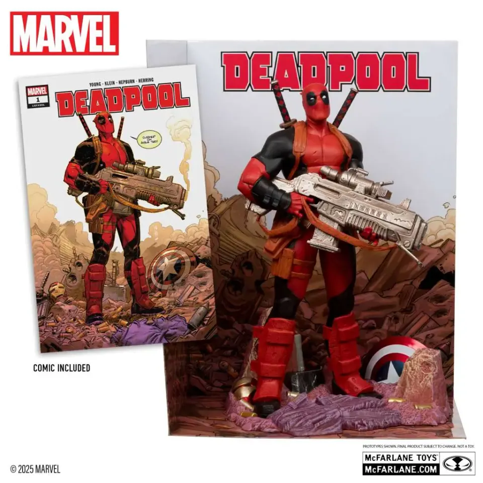 McFarlane Toys Marvel Legends Armorized Deadpool 1/6 Scale Figure - Image 2