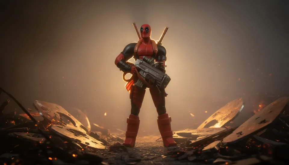 McFarlane Toys Marvel Legends Armorized Deadpool 1/6 Scale Figure