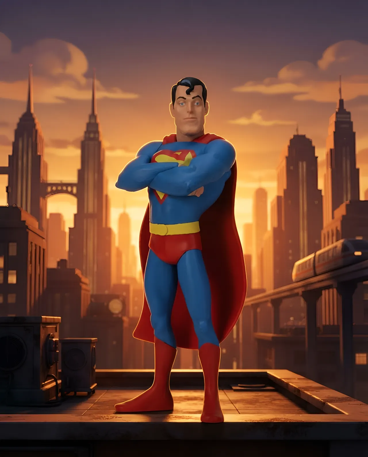 NECA Toony Terrors Superman 6" Figura de acción - Image 2