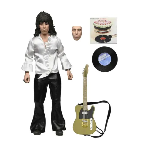 NECA The Rolling Stones Keith Richards 1975 8" Clothed Action Figure