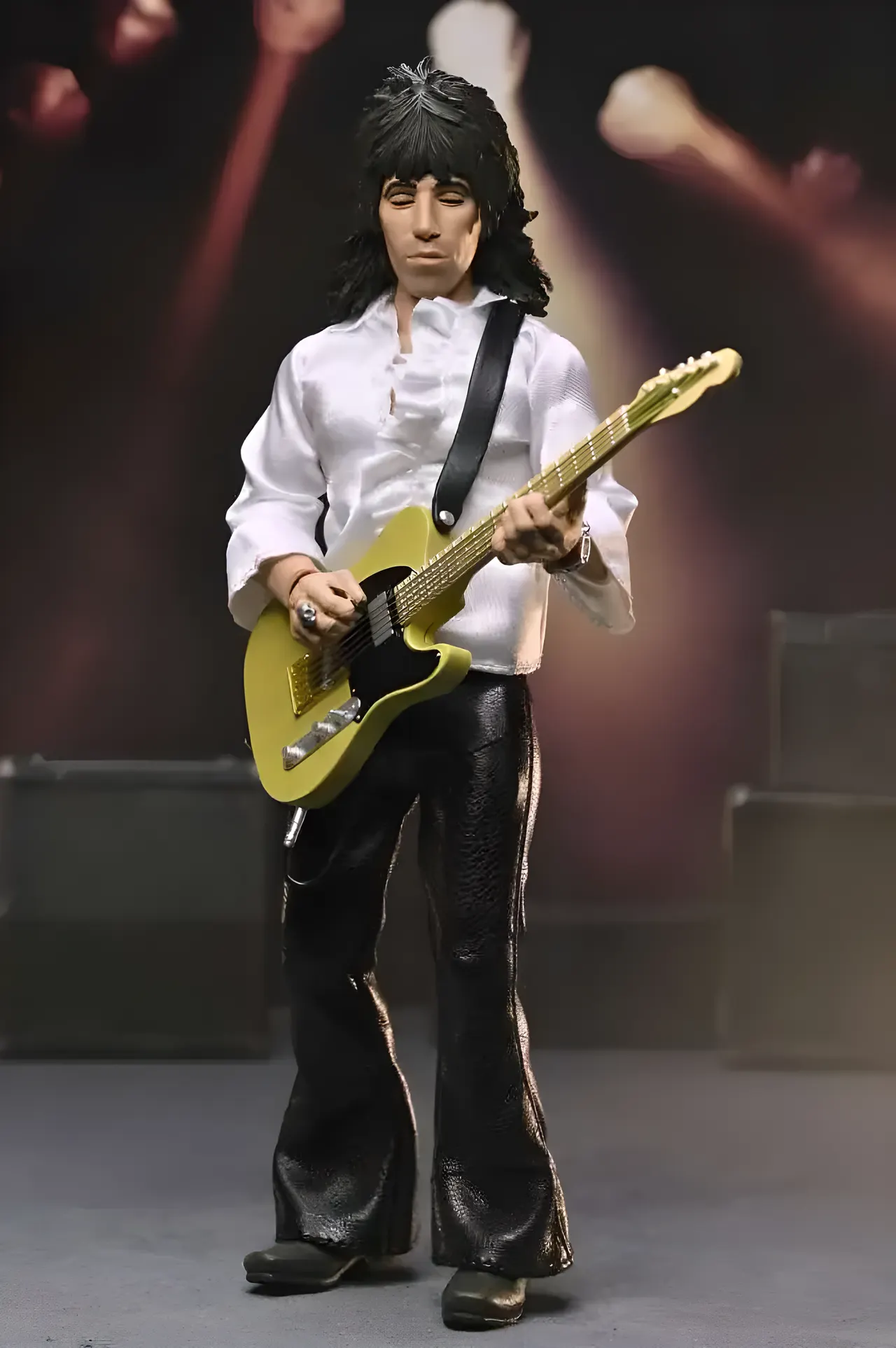 NECA The Rolling Stones Keith Richards 1975 8" Action Figure con Ropa - Image 4