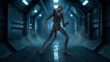 NECA Aliens Ultimate Action Figure – Xenomorph Warrior (40th Anniversary, 23 cm) - Thumbnail 12