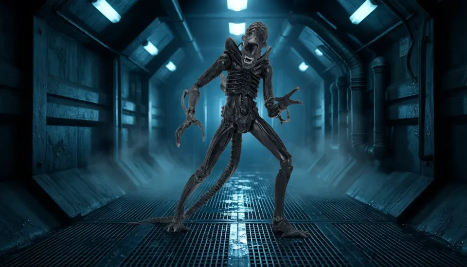 NECA Aliens Ultimate Action Figure – Xenomorph Warrior (40th Anniversary, 23 cm)