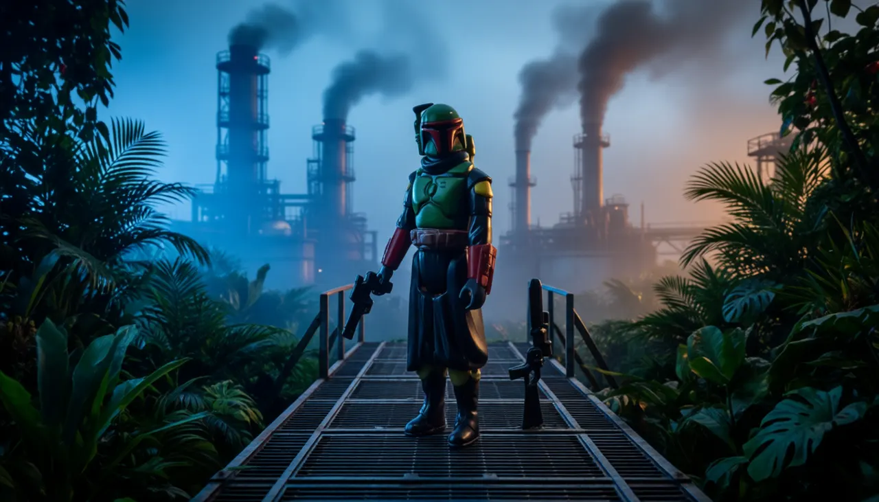 Hasbro Star Wars Retro Collection Boba Fett (Mandalorian) 3.75" - Image 4