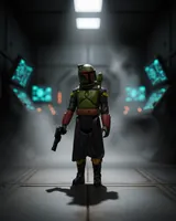 Hasbro Star Wars Retro Collection Boba Fett (Mandalorian) 3.75" - Thumbnail 5