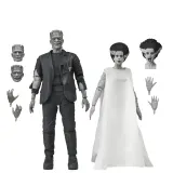 NECA Universal Monsters 7" Novia de Frankenstein 2-Pack B&W - Thumbnail 1