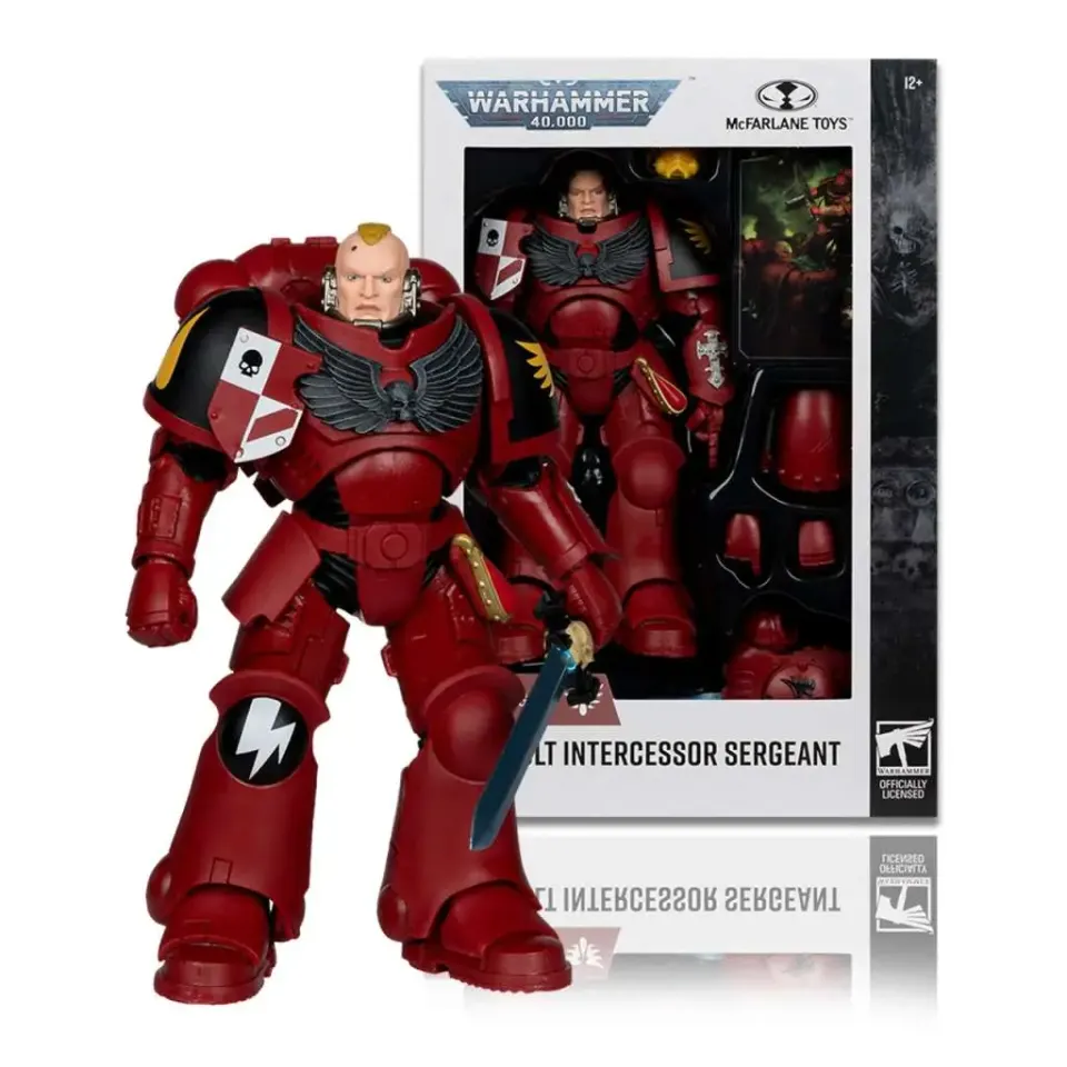 McFarlane Toys Warhammer 40k Blood Angels Assault Sergeant Proof 7in - Image 1