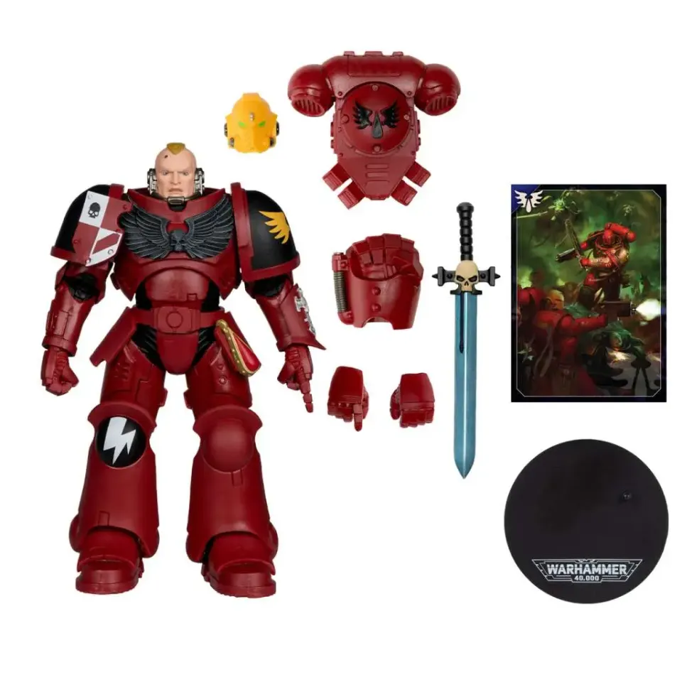 McFarlane Toys Warhammer 40k Blood Angels Assault Sergeant Proof 7in - Image 2