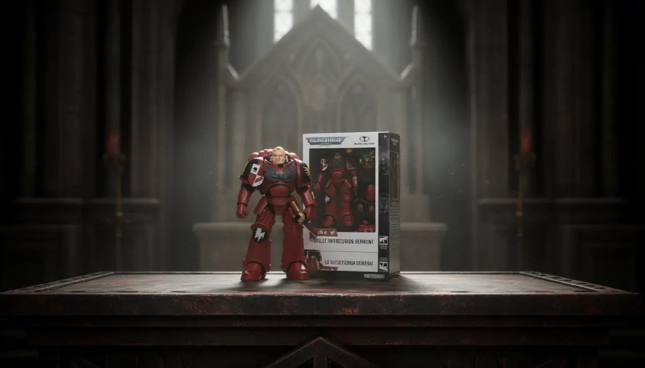 McFarlane Toys Warhammer 40k Blood Angels Assault Sergeant Proof 7in - Image 3