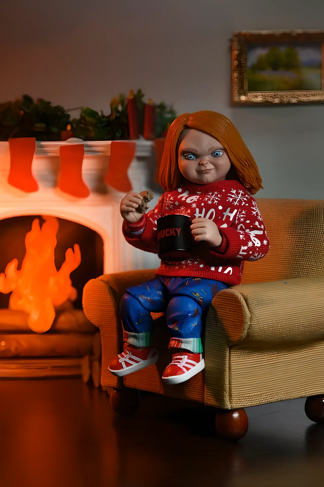 NECA Chucky Holiday Edition Ultimate Action Figure – 18 cm - Image 8