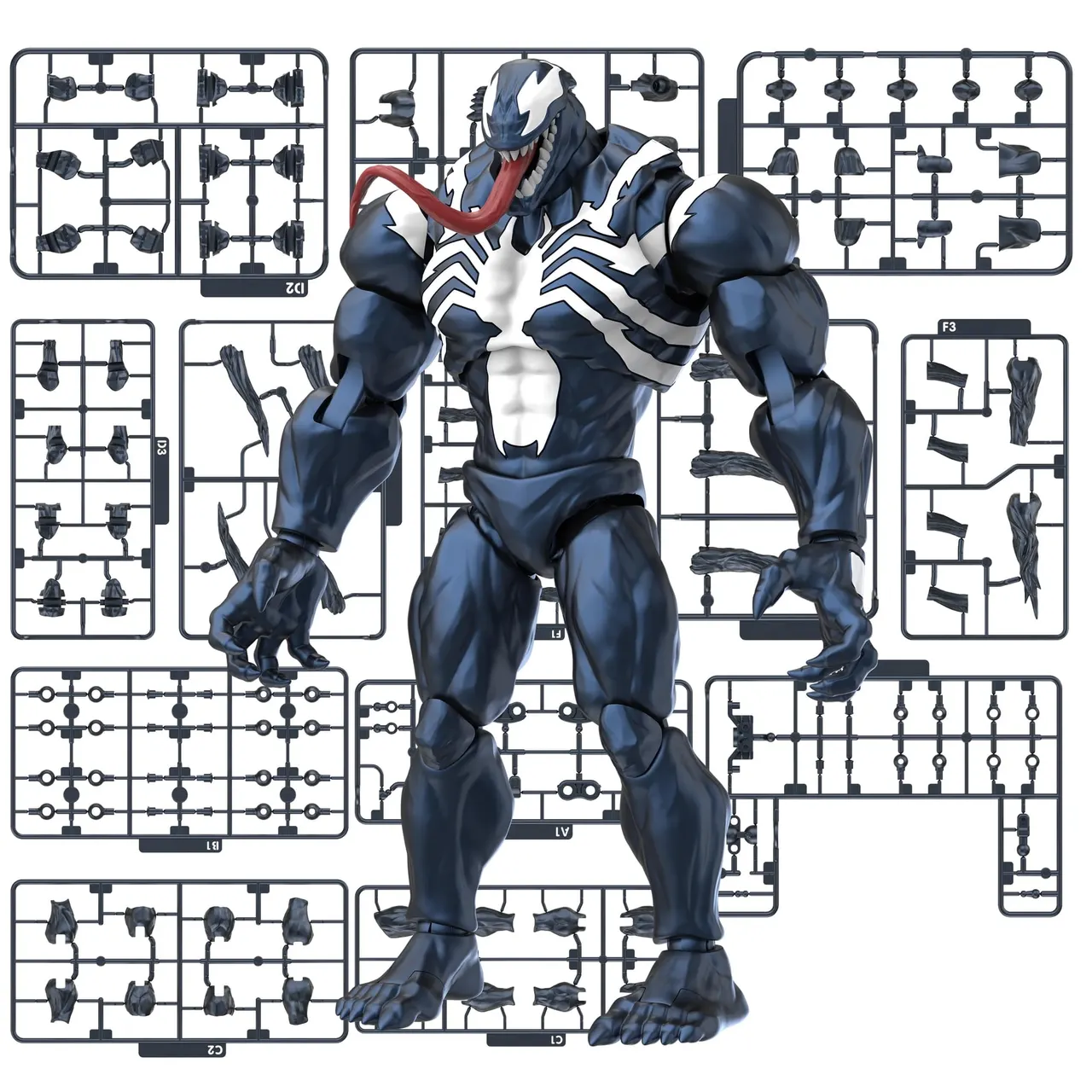 Blokees Venom Champion Class Kit de modelo – Marvel Rivals - Image 1