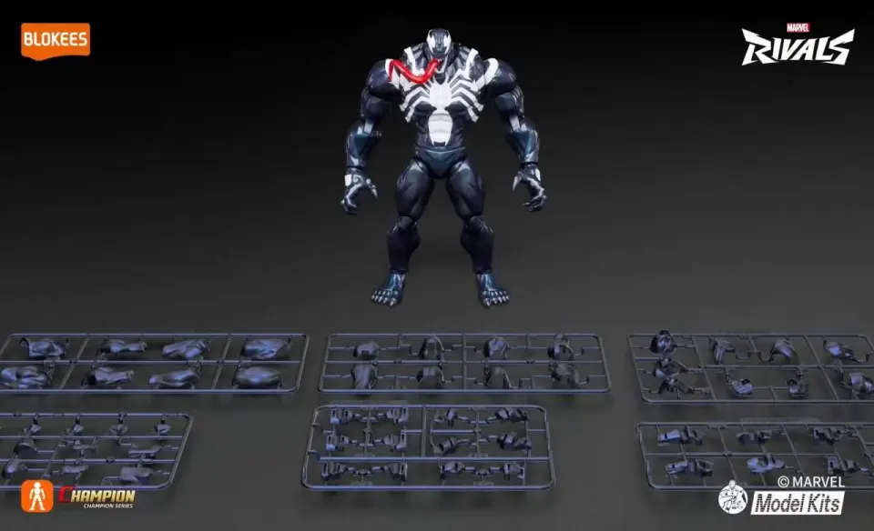 Blokees Venom Champion Class Kit de modelo – Marvel Rivals - Image 4