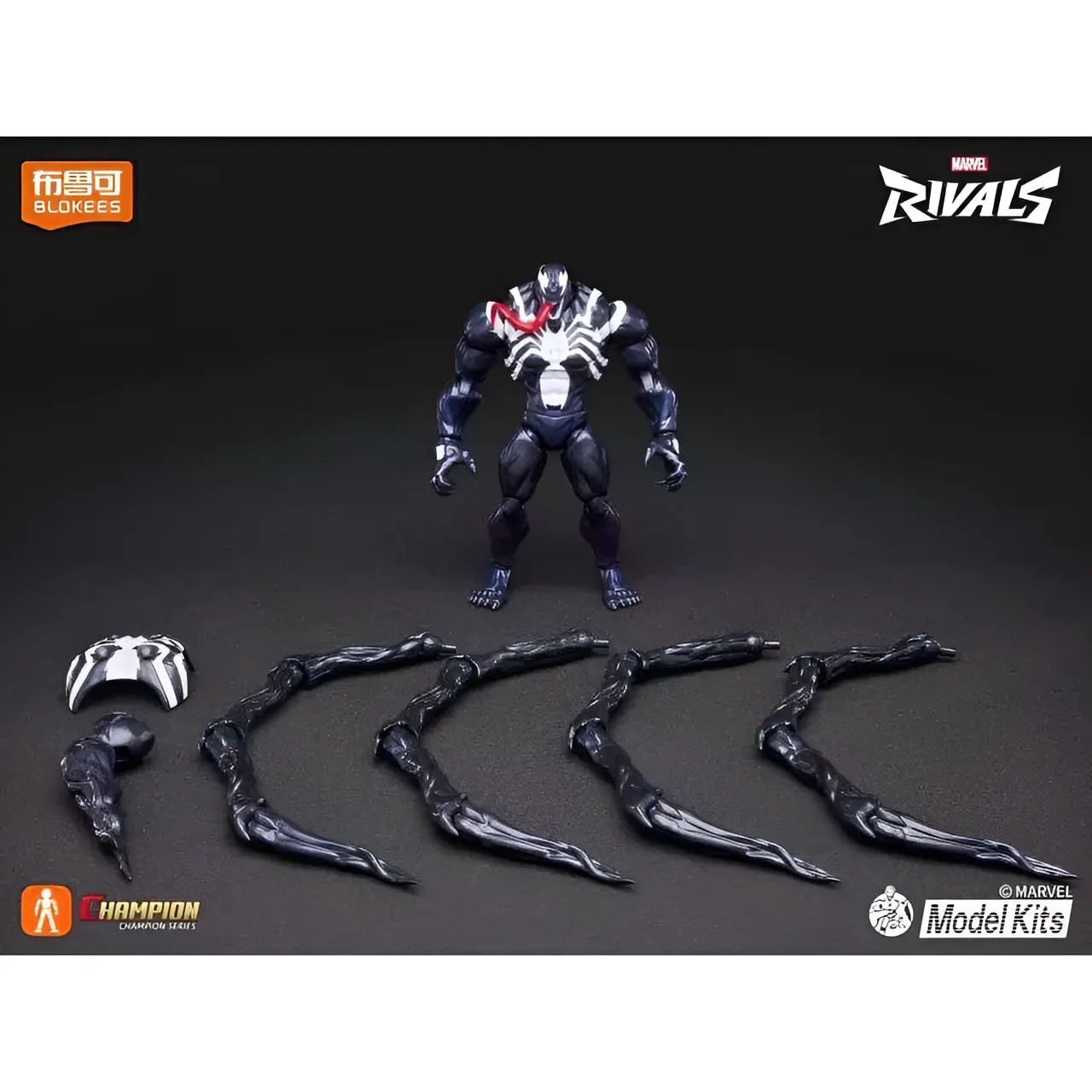 Blokees Venom Champion Class Kit de modelo – Marvel Rivals - Image 3