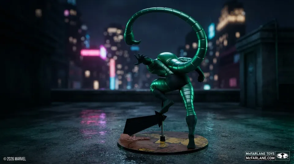 McFarlane Toys Scorpion #318 Étiquette d'Or 1/10 Statue en PVC