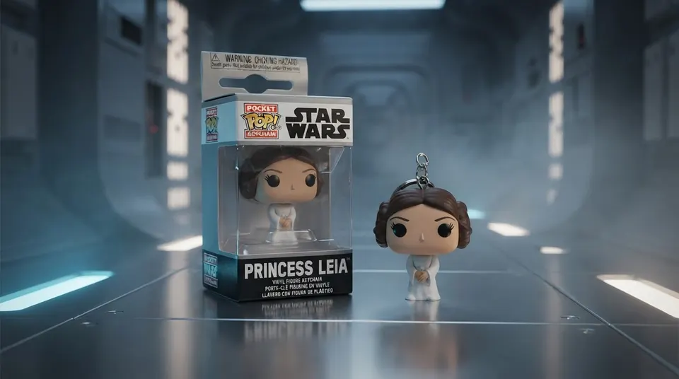 Funko Star Wars Pocket POP! Princess Leia Keychain (12-Pack)
