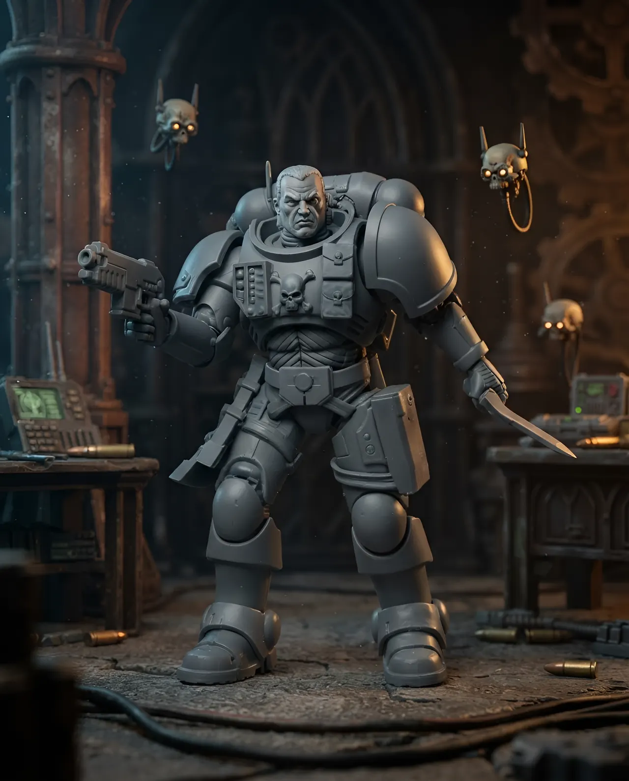 McFarlane Toys Warhammer 40K Lieutenant Phobos Armour Ultramarines 7" - Image 3