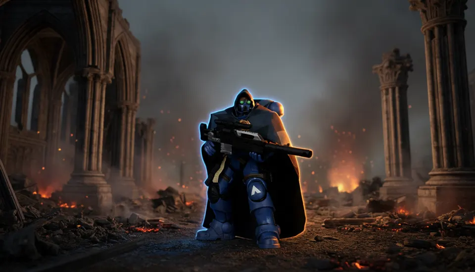 Alliance Entertainment Marine Espacial Eliminator 7" – Warhammer 40K