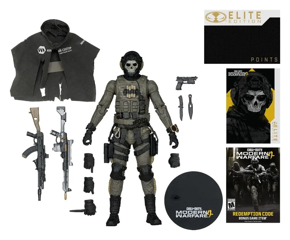 McFarlane Toys Ghost (Call of Duty) Elite 7" Action Figure - Image 2
