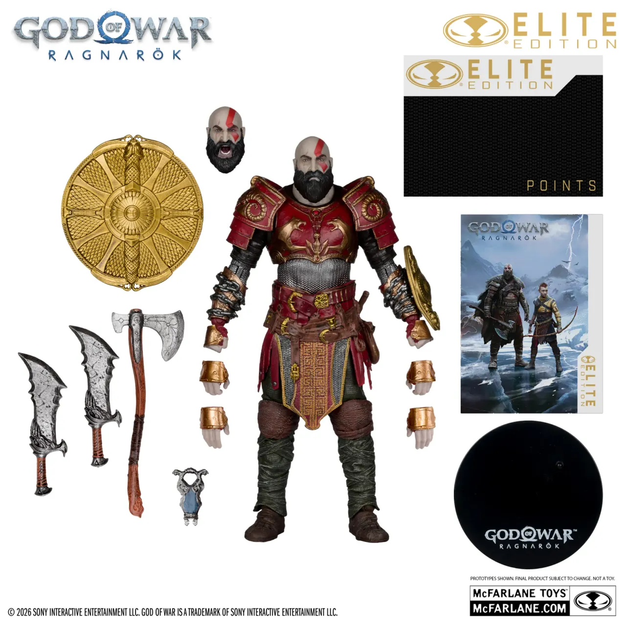 McFarlane Toys Kratos God of War Ragnarok 7" Elite Action Figure - Image 2