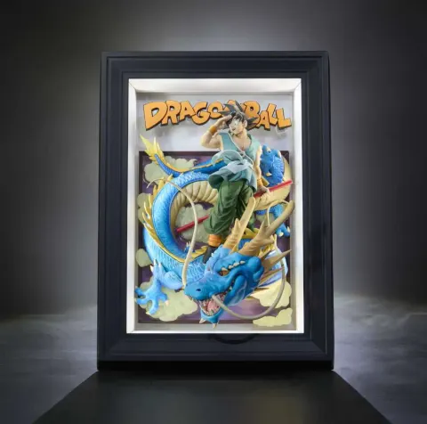 Bandai Spirits Tamashii Art Goku & Dragon 3D Wall Art – Dragon Ball