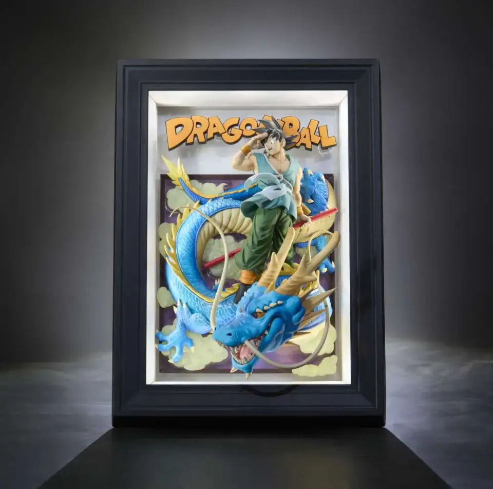 Bandai Spirits Tamashii Art Goku & Dragon Art mural 3D – Dragon Ball - Image 1