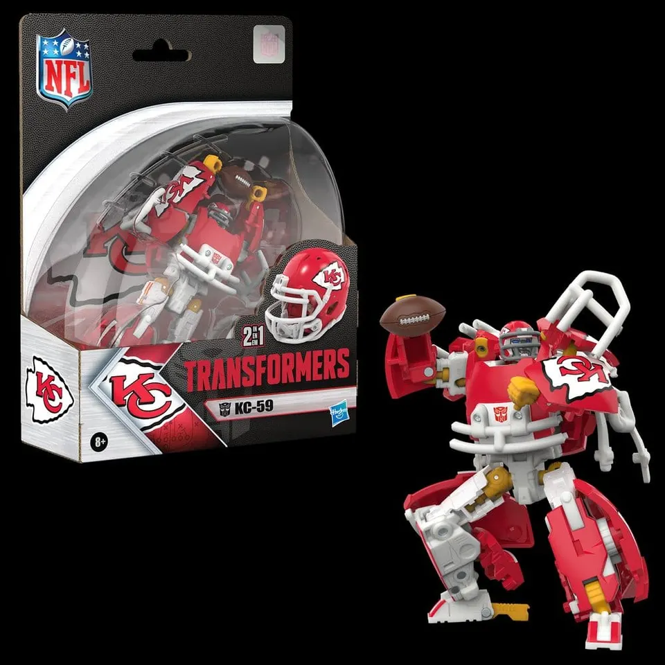 Hasbro Transformers KC-59 NFL Kansas City Chiefs Figura de acción - Image 7